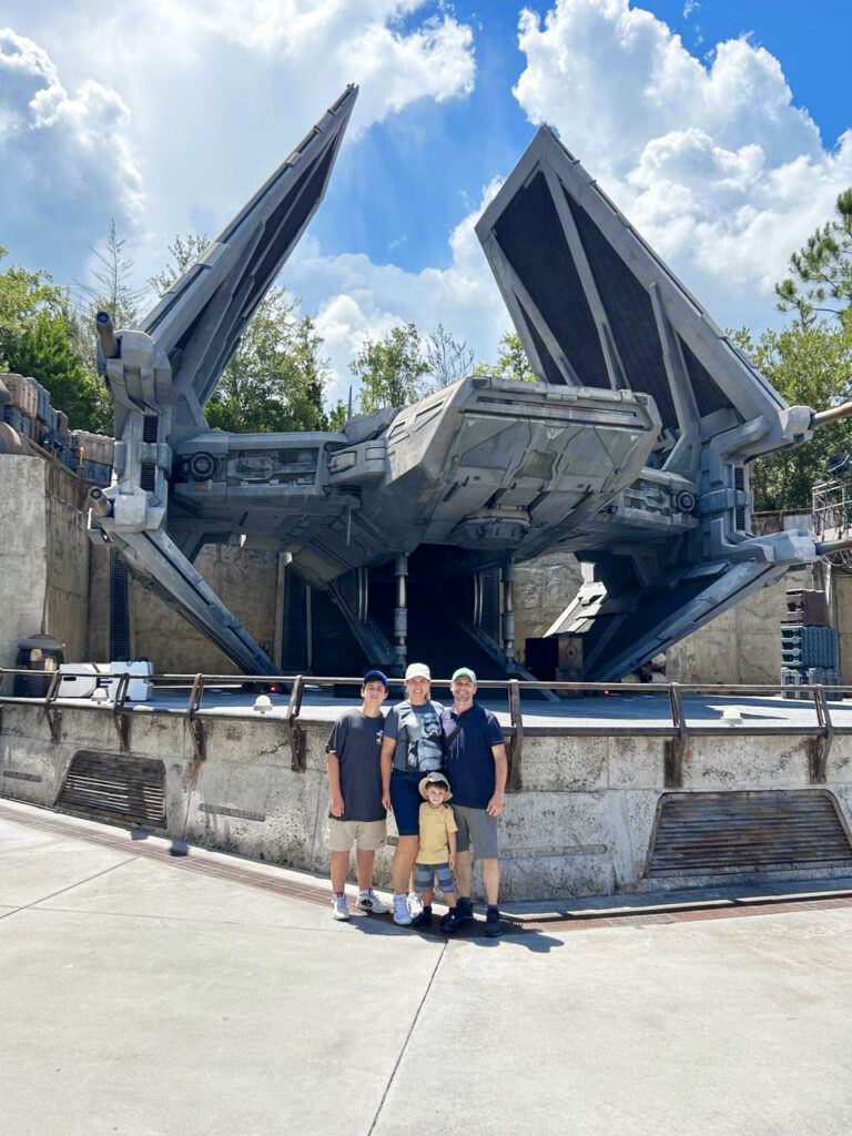 Caças TIE da Primeira Ordem em Star Wars: Galaxy's Edge, no Disney's Hollywood Studios